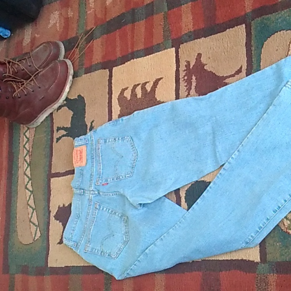👖 Levi's 550 RELAXED BOOT CUT 🥾10M LIGHT BLUE 💙 JEANS  VINTAGE
